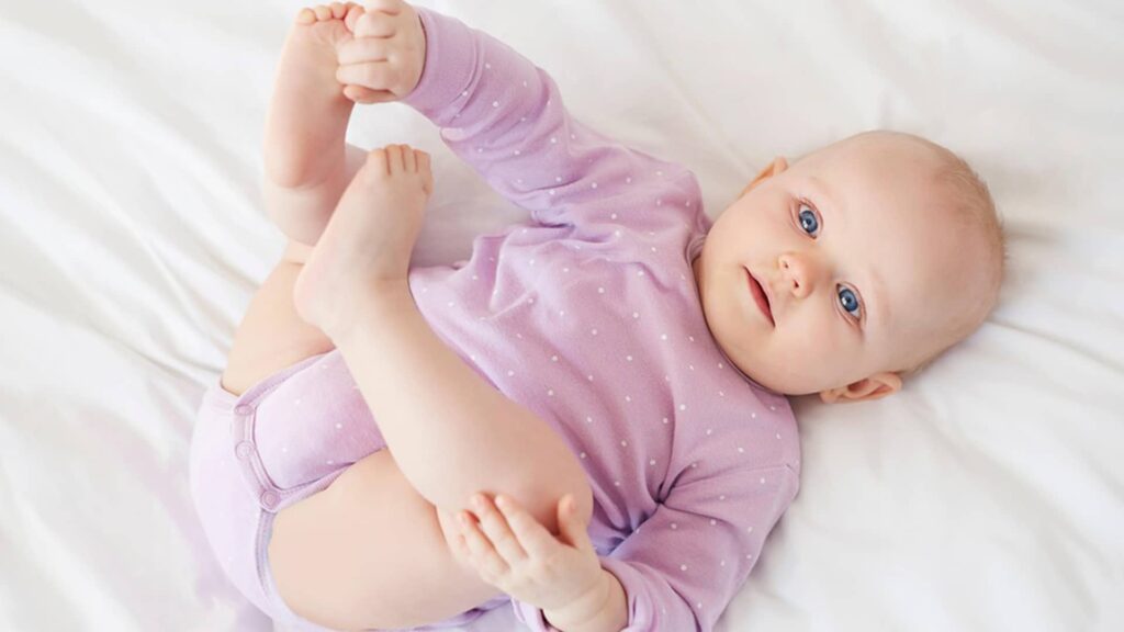 Ein Baby in der Therapie