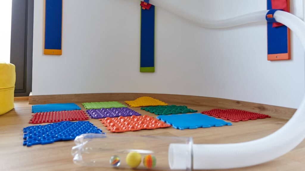 Bällebahn im Therapieraum