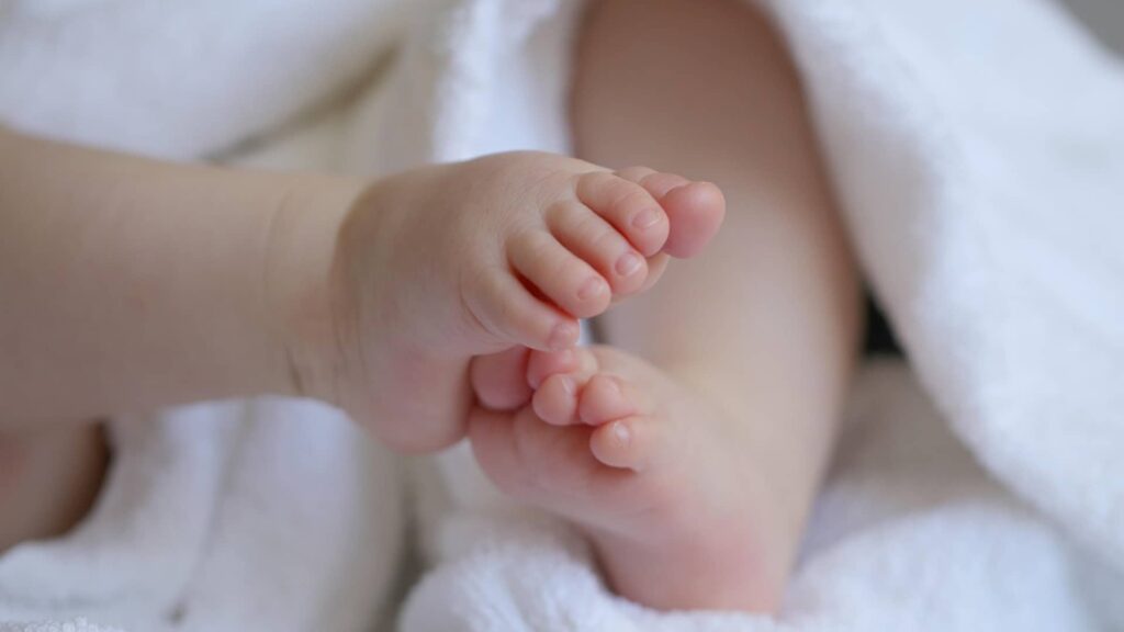 Kinderfüße Nahaufnahme